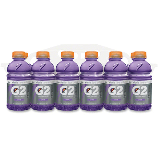 Image of Quaker® Sports Drink, G2, Low-calorie, Grape, 12oz, 24/CT, Purple