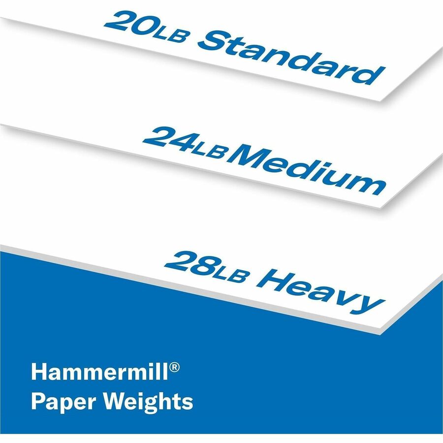 Image of Hammermill® Copy Paper,20lb,75GSM,8-1/2"X11",10RM/CT,40CT/PL,WE