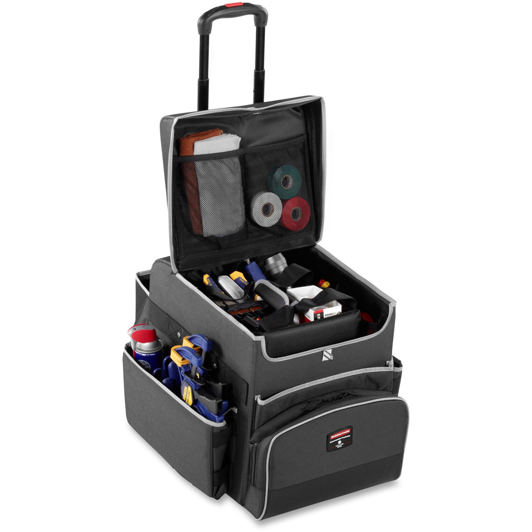 Image of Rubbermaid Commercial Products Executive Quick Cart, Small, 16-1/2"x14-3/10"x25", DGY