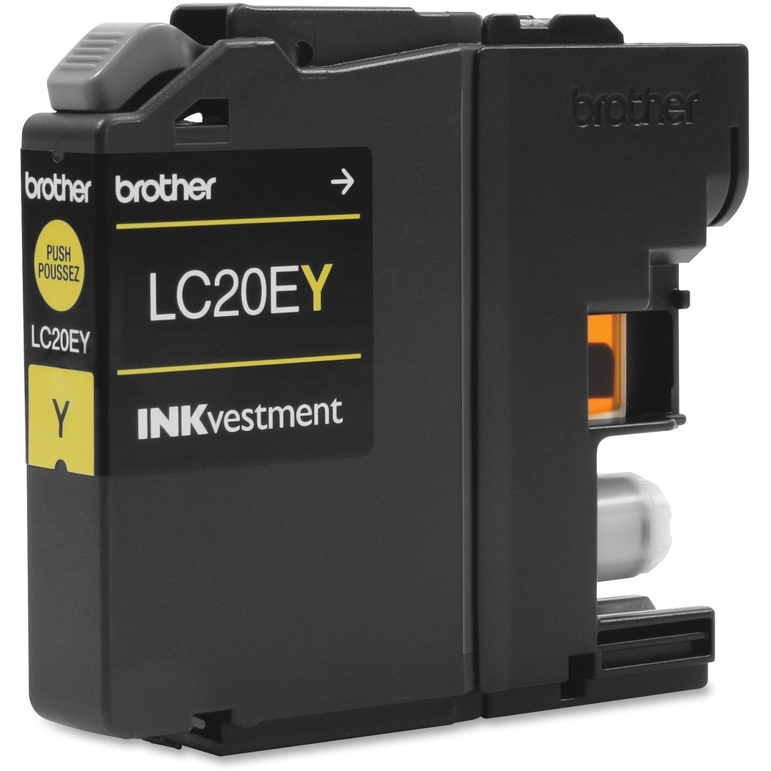 Image of Brother LC-20EY LC20E Super High-yield Ink Cartridges, 1200 Pages, 1 Each