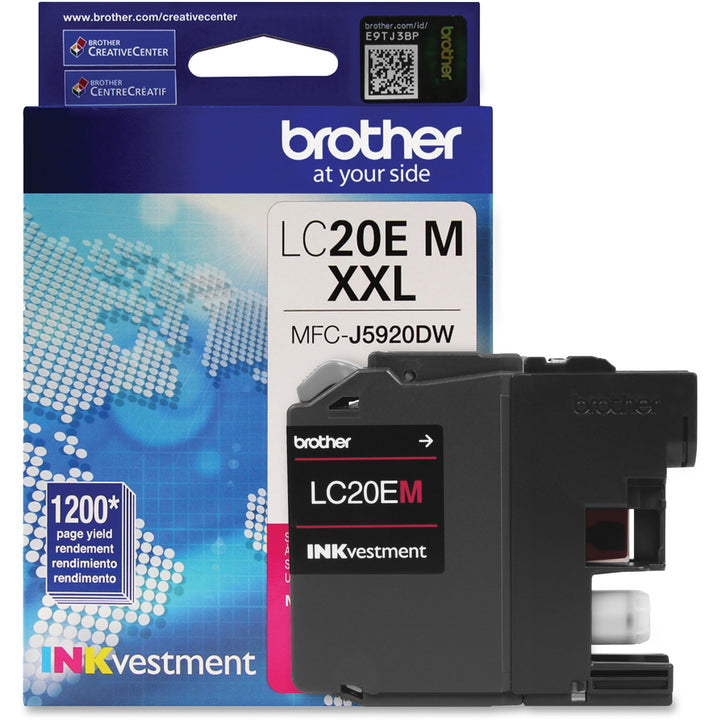Image of Brother LC-20EM LC20E Super High-yield Ink Cartridges, 1200 Pages, 1 Each
