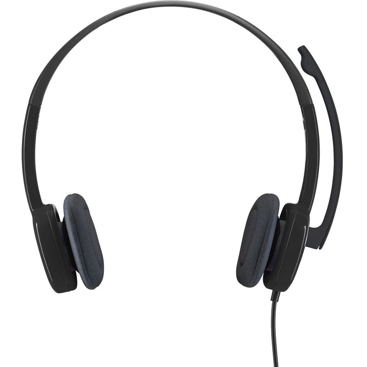 Image of Logitech® H151 Binaural Over The Head Headset, Black