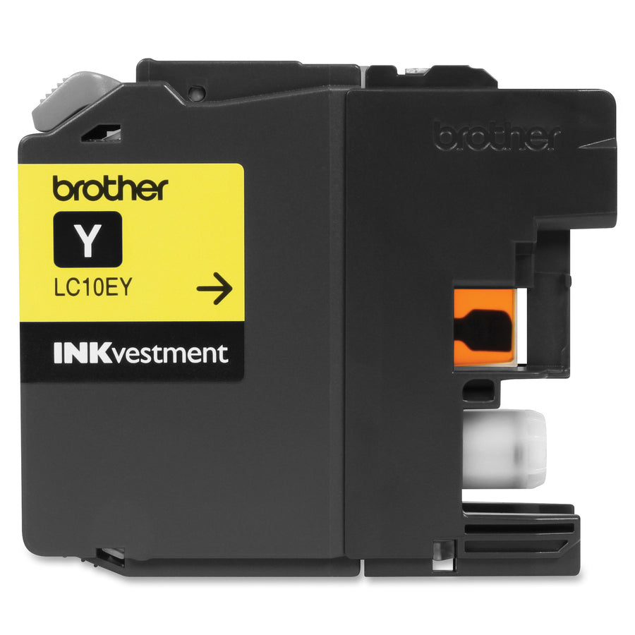Image of Brother LC-10EY LC10 XXL Super High-yield Ink Cartridge, 1200 Pages, 1 Each