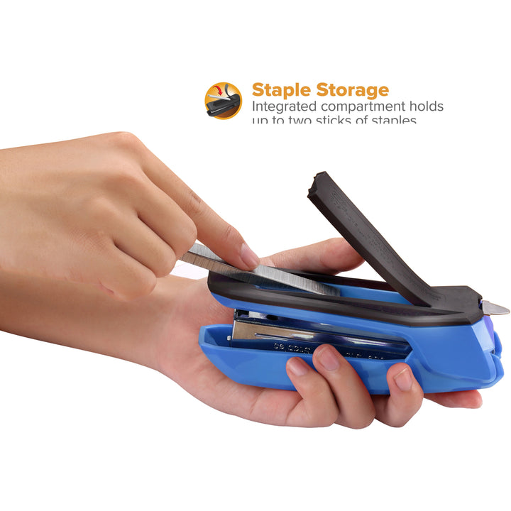 Image of Bostitch® Ascend Stapler, 20-Sheet Capacity, Ice Blue