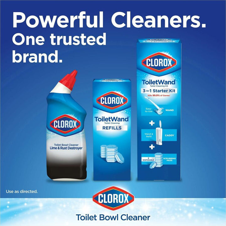 Image of Clorox® Toilet Bowl Cleaner/Stain Remover,Angled,24oz.,CL