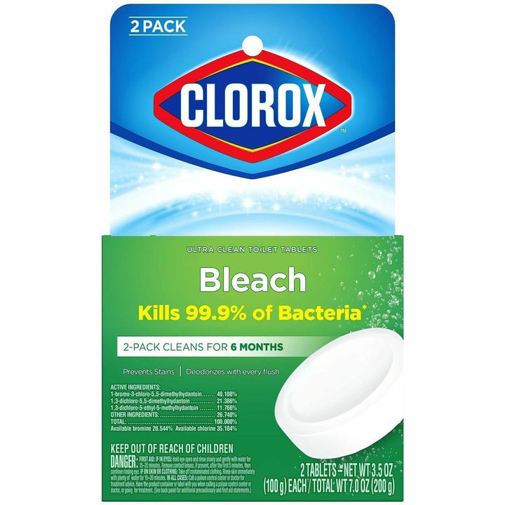 Image of Clorox 30024 Ultra Clean Toilet Tablets Bleach