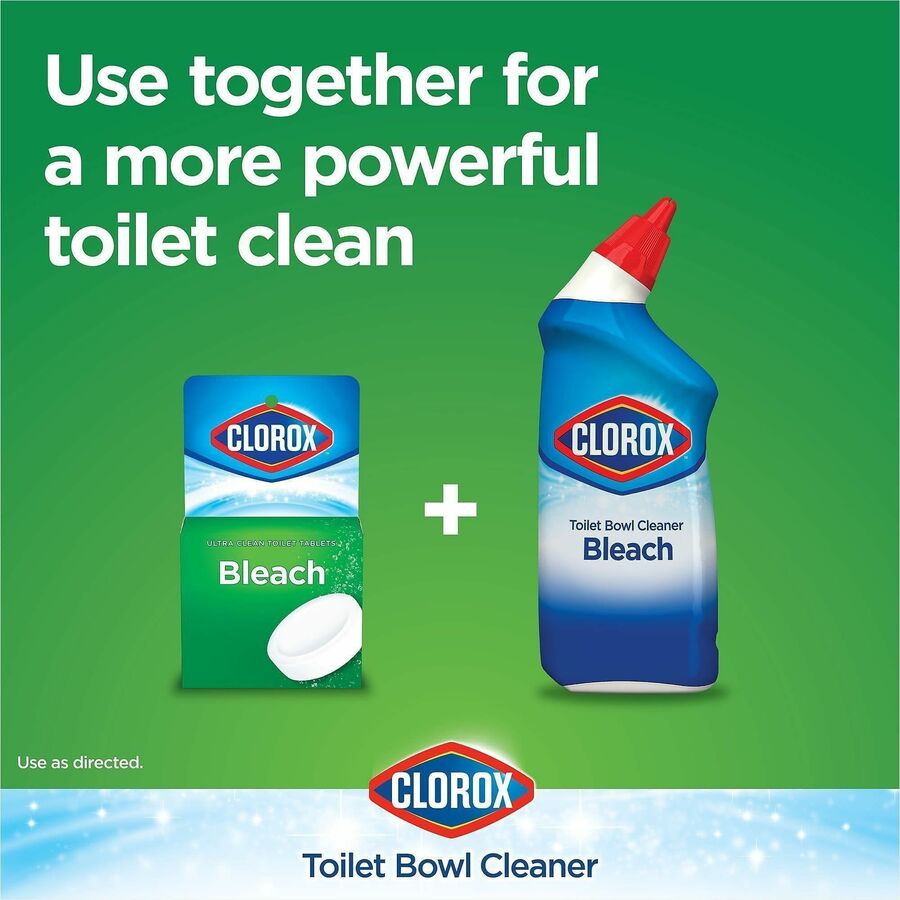 Image of Clorox 30024 Ultra Clean Toilet Tablets Bleach