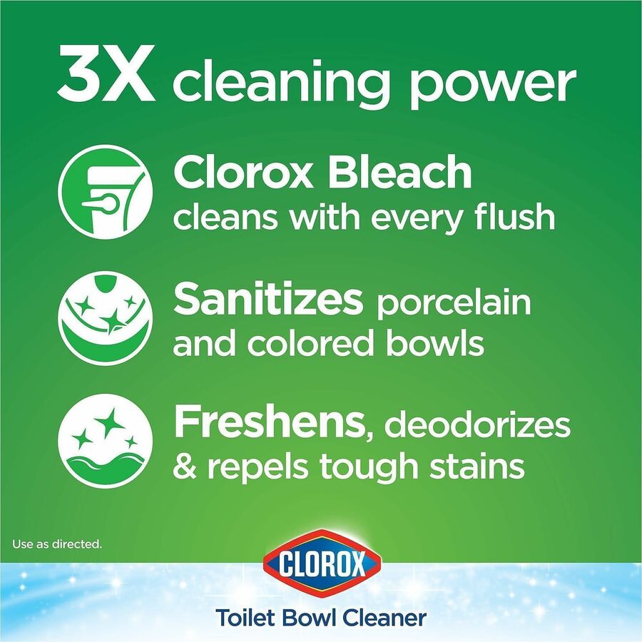Image of Clorox 30024 Ultra Clean Toilet Tablets Bleach