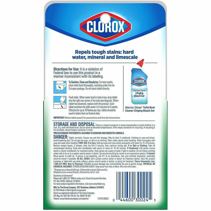 Image of Clorox 30024 Ultra Clean Toilet Tablets Bleach