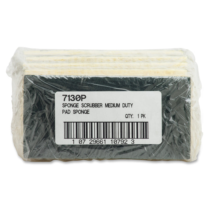 Image of Impact® Cellulose Scrubber Sponge,3-3/16"Wx6-1/4"Lx7/8"H,5/PK,GN/YW