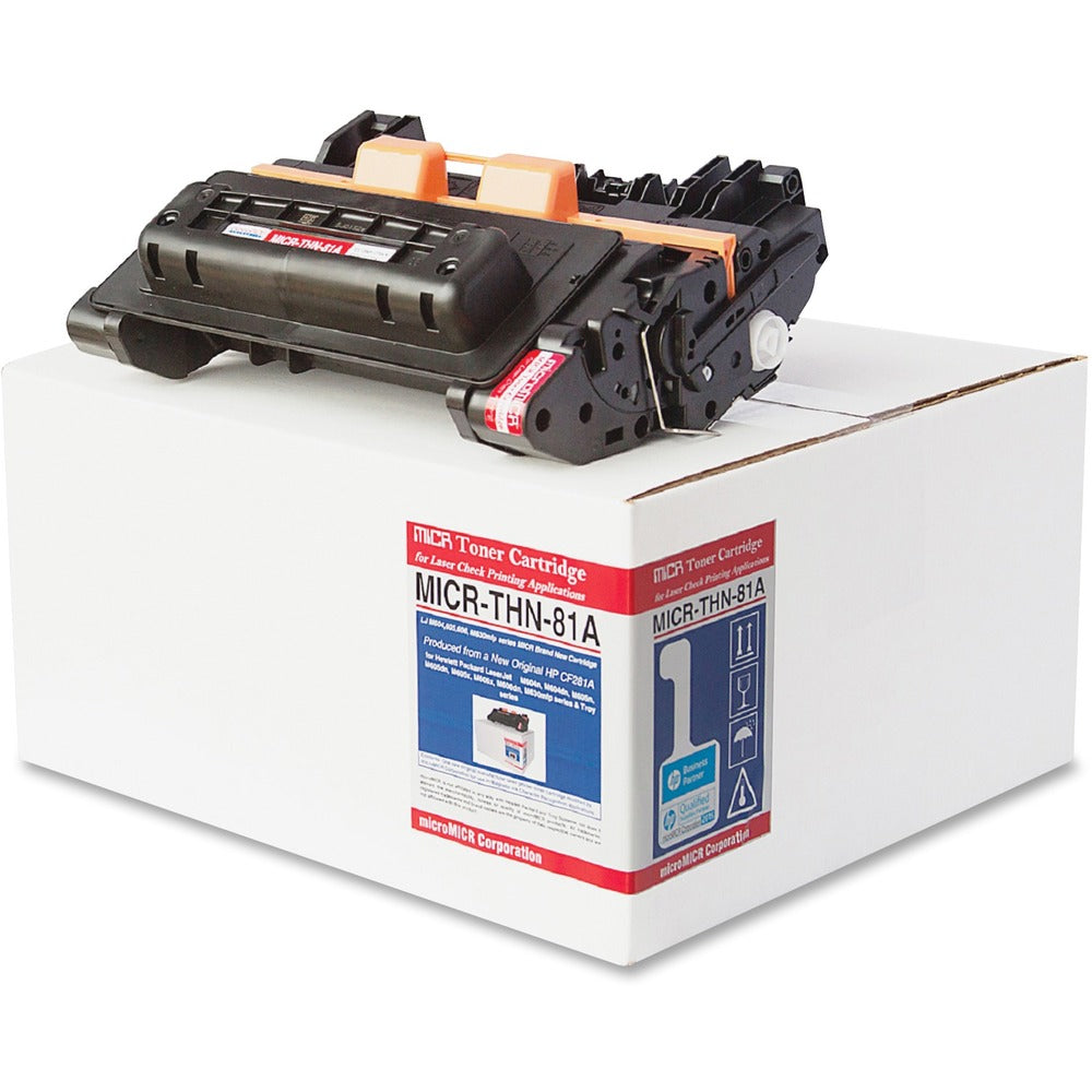 Image of MicroMICR MICR Toner Cartridge, f/ HP LJM605, 10,500 Yield, BK