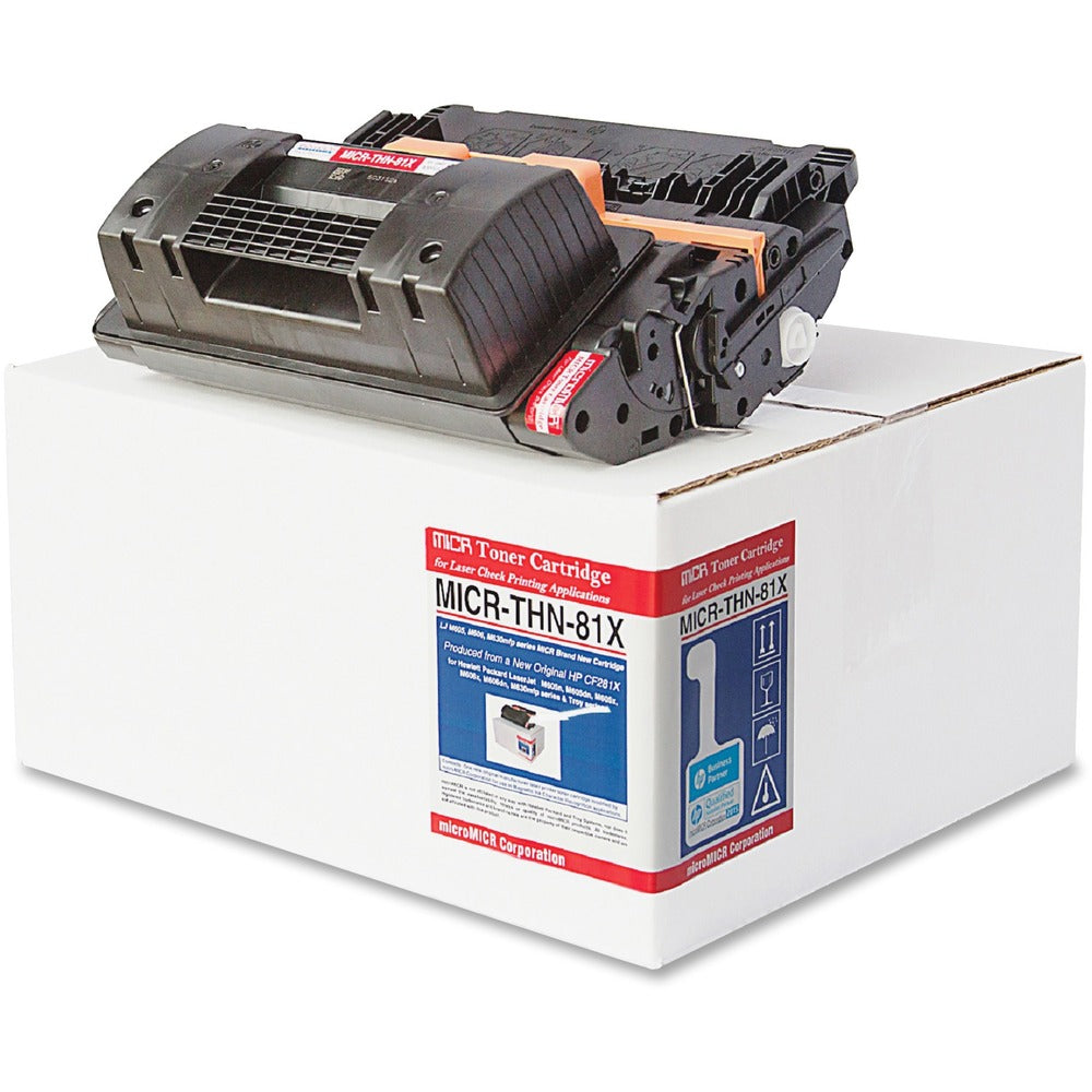 Image of MicroMICR MICR Toner Cartridge, f/ HP LJM605, 25,000 Yield, BK