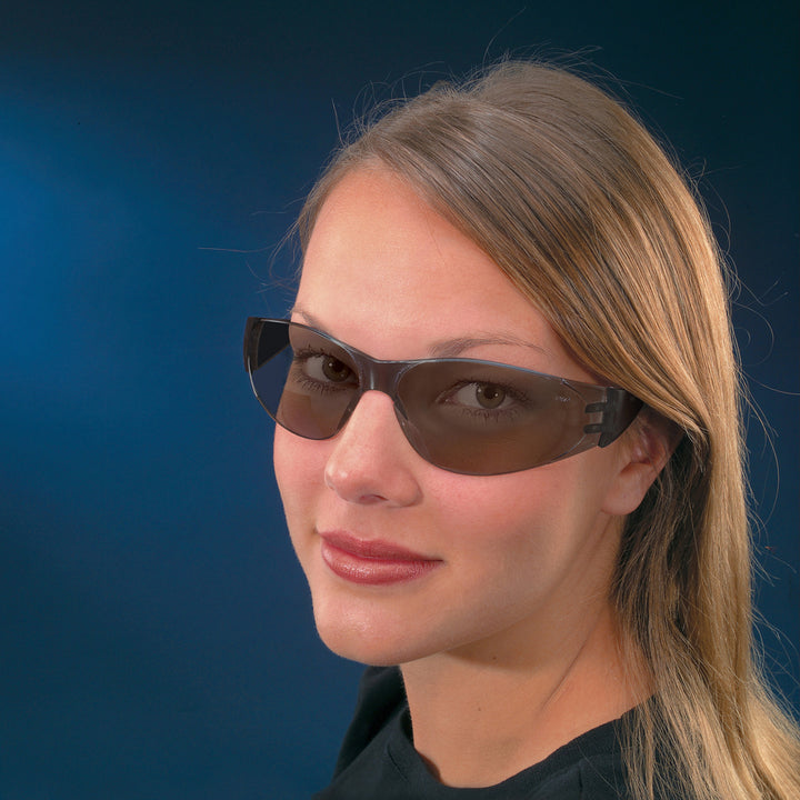 Image of Crews CL110 Checklite Duramass Glasses, Ultraviolet Protection, Clear Lens, Scratch Resistant, Flexible, 1 Each