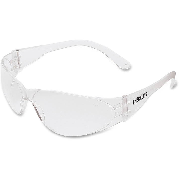Image of Crews CL110 Checklite Duramass Glasses, Ultraviolet Protection, Clear Lens, Scratch Resistant, Flexible, 1 Each