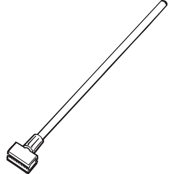 Image of Rubbermaid Commercial H236000000 Gripper 60" Vinyl/Aluminum Wet Mop Handle, 60" Length, Yellow, Vinyl, Aluminum, Plastic, 1 Each