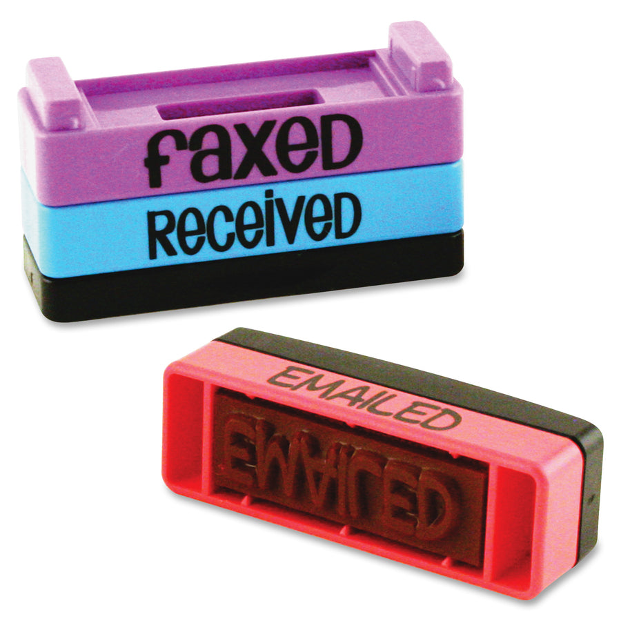 Interlocking Stack Stamp Trodat Interlocking Stack Stamp, Emailed, Faxed, Received... AB1Supply