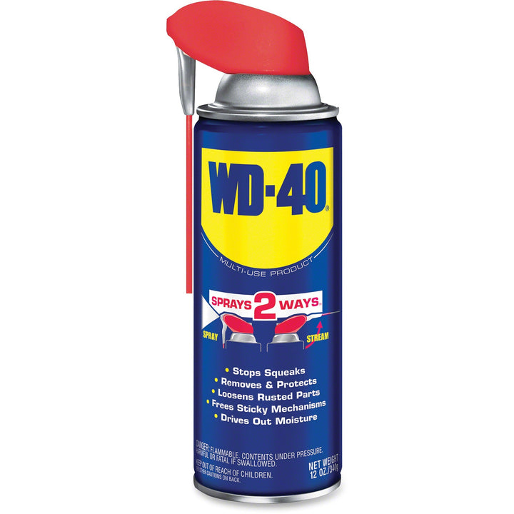 Image of WD-40 490057 Multi-use Product Lubricant, 12 fl oz, Corrosion Resistant, Rust Resistant, 1 Each