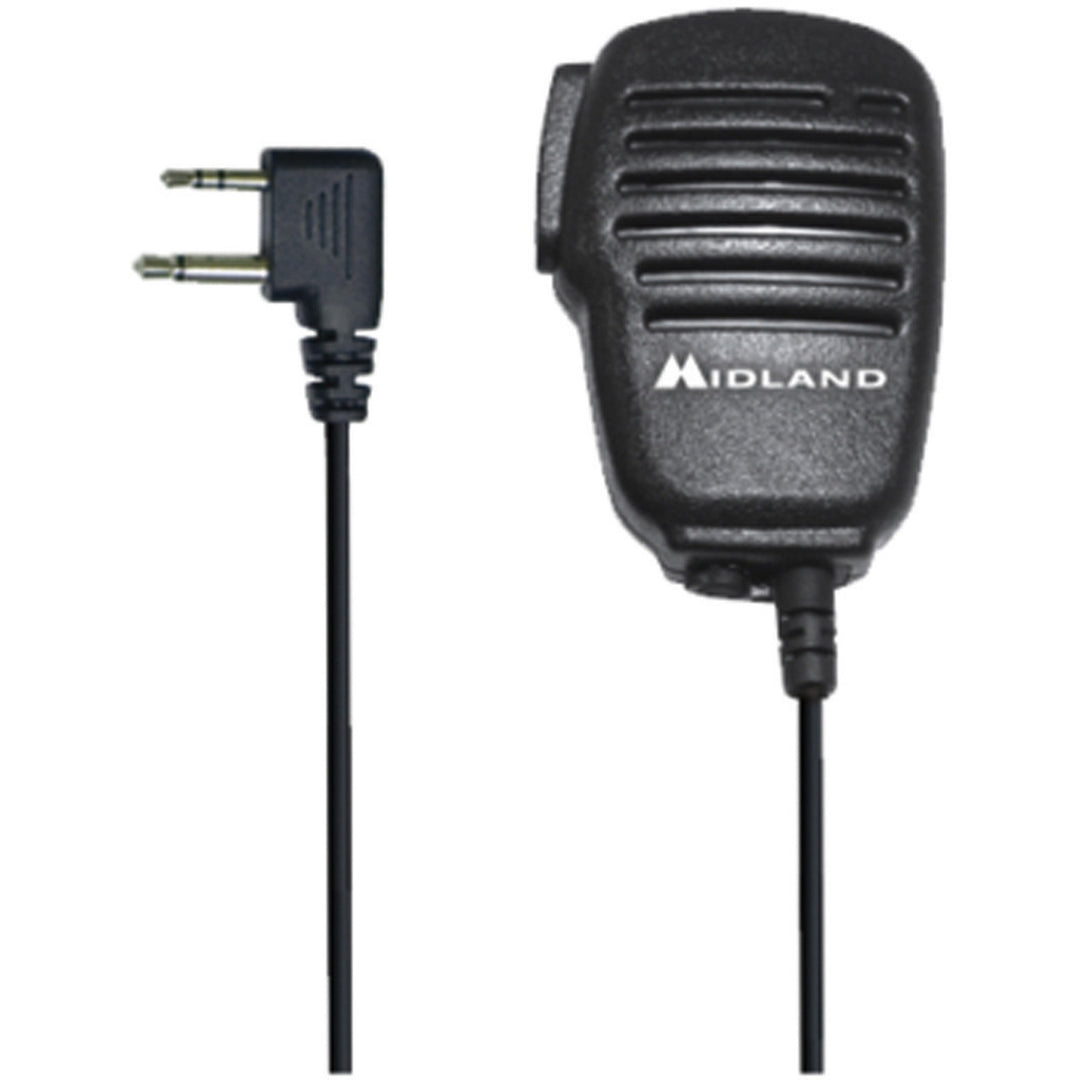Image of Midland® Shoulder Speaker Mic, 1/2"Wx40"Lx1/2"H, Black