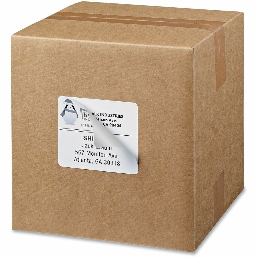 Image of Avery® TrueBlock 95905 Waterproof Labels, 2" x 4" , 500 Total (05523)