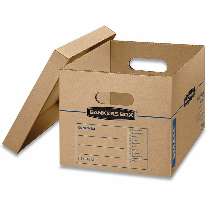 Image of Bankers Box 7714209 SmoothMove Classic Moving Boxes, Small 15pk