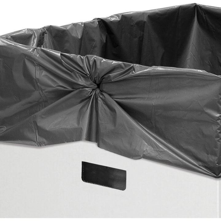 Image of Bankers Box® Waste and Recycling Bins, 50 gal, Corrugated Paper, White, 10/Carton