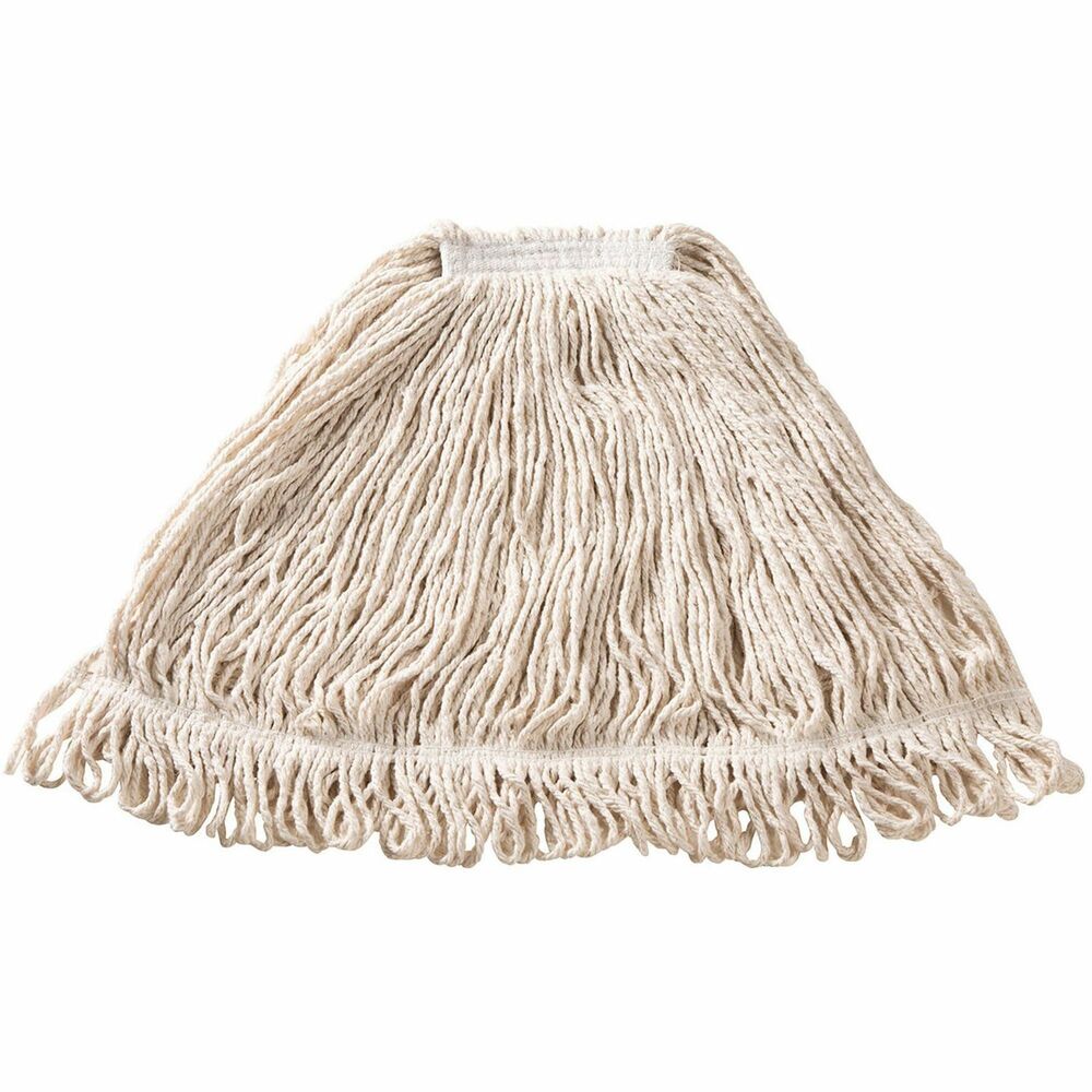 Image of Rubbermaid Commercial Products Super Stitch Blend Mop, 1" Headband, Large, White