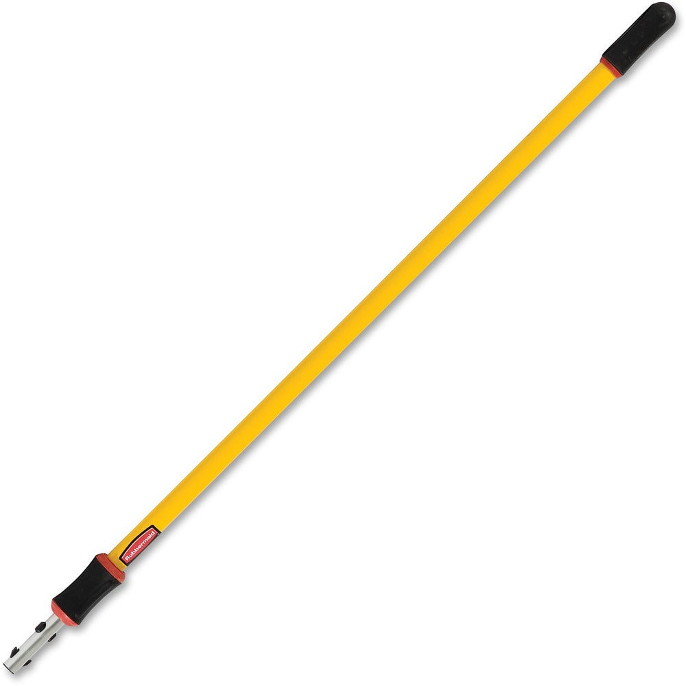 Image of Rubbermaid Commercial Products HYGEN Extension Pole, 4'-8' L, 1.4" Dia, Aluminum, YW