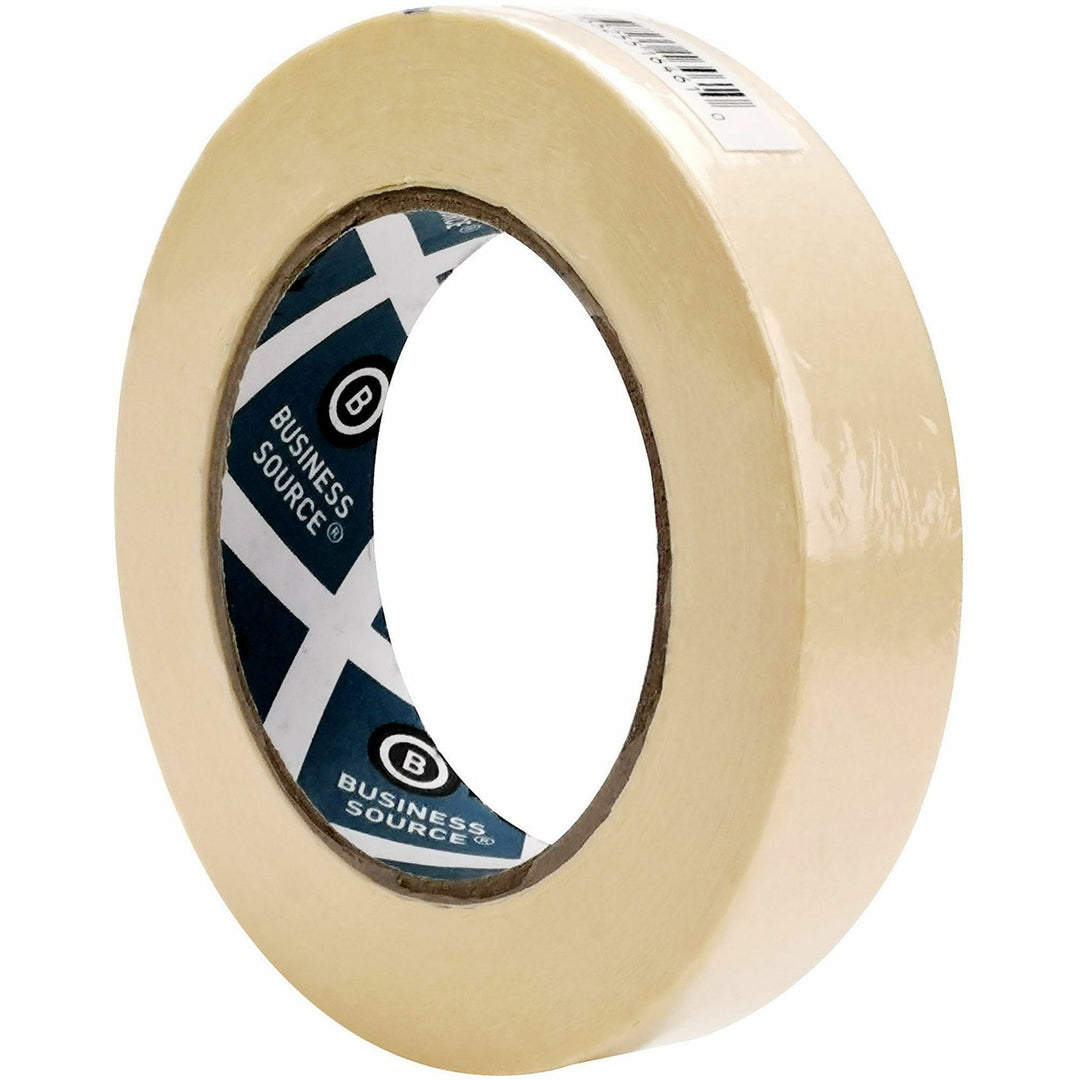 Image of Business Source Masking Tape,3" Core,1"x60 Yards,9/PK,4PK/CT,Natural Kraft