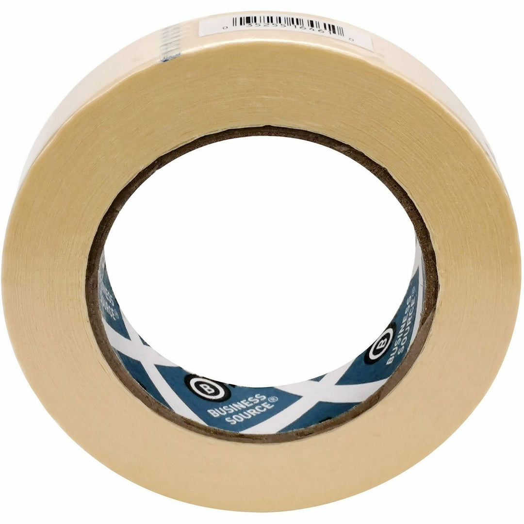 Image of Business Source Masking Tape,3" Core,1"x60 Yards,9/PK,4PK/CT,Natural Kraft