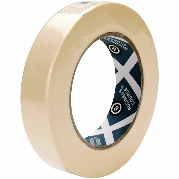 Image of Business Source Masking Tape,3" Core,1"x60 Yards,9/PK,4PK/CT,Natural Kraft
