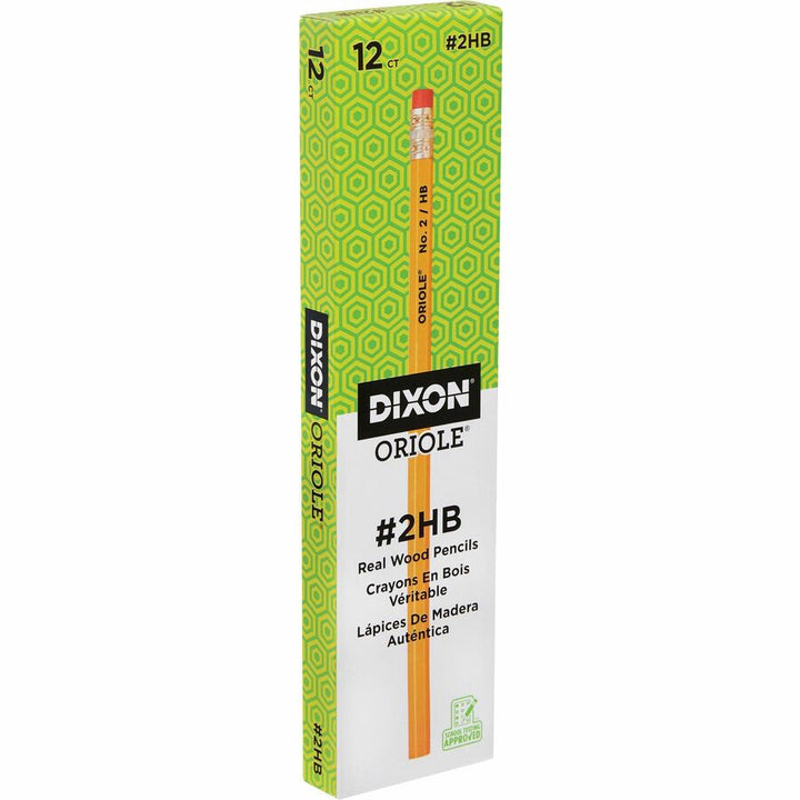 Image of Dixon® Oriole Pencils, No. 2 Lead Grade, Nontoxic, 72/PK, Yellow