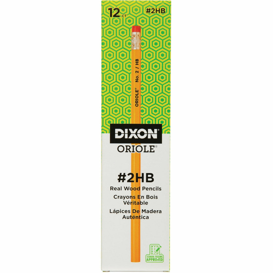 Image of Dixon® Oriole Pencils, No. 2 Lead Grade, Nontoxic, 72/PK, Yellow