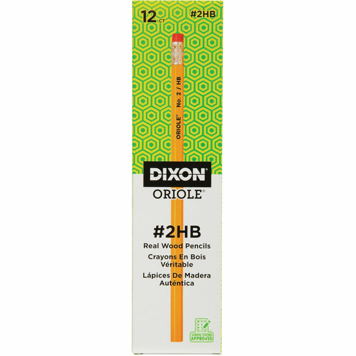 Image of Dixon® Oriole Pencils, No. 2 Lead Grade, Nontoxic, 72/PK, Yellow