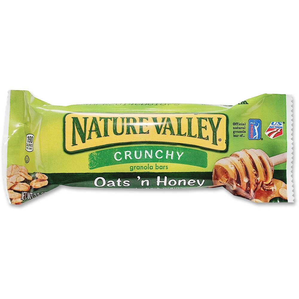 Image of General Mills Granola Bars,Crunchy,Oats 'N Honey,1.5 oz,18/BX,6BX/CT