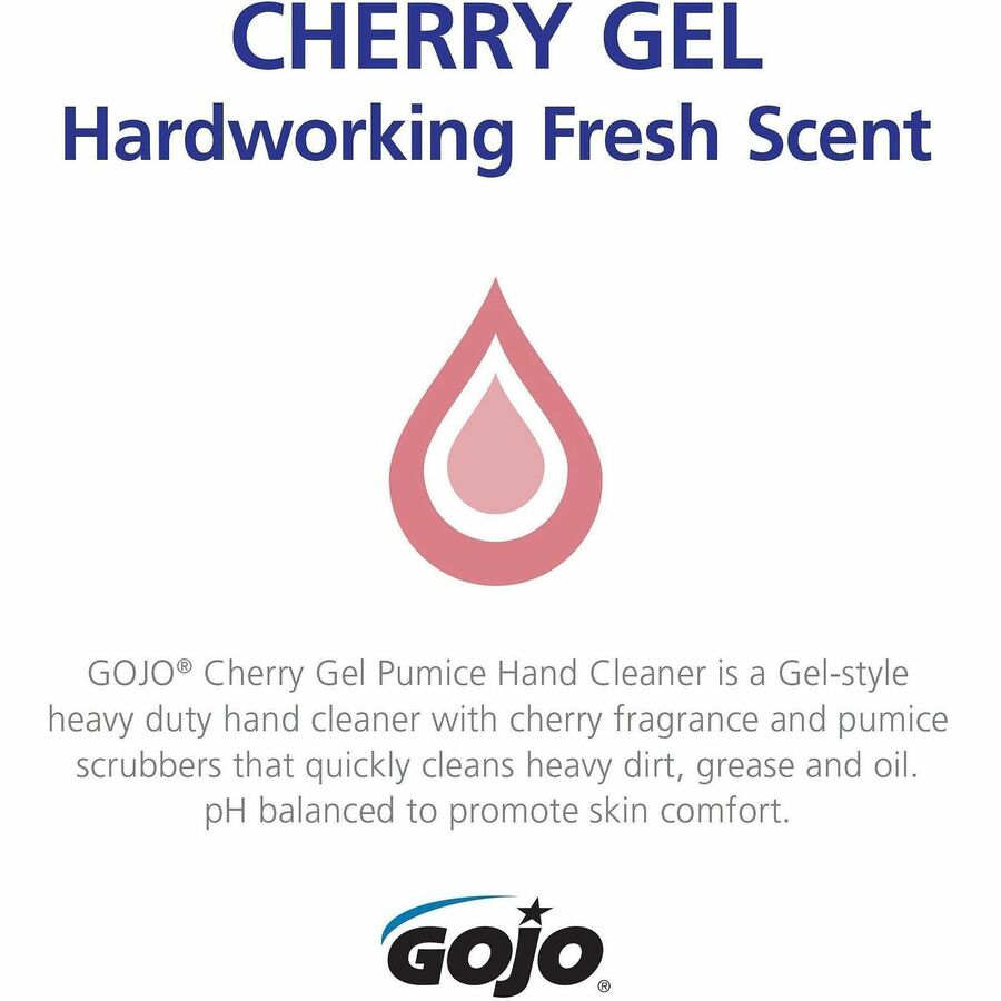 Image of Gojo® 235802CT Cherry Gel Pumice Hand Cleaner