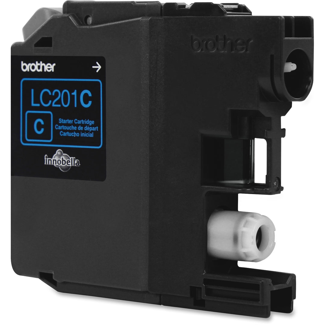 Image of Brother Innobella LC201C LC201 Ink Cartridge, 260 Pages, 1 Each