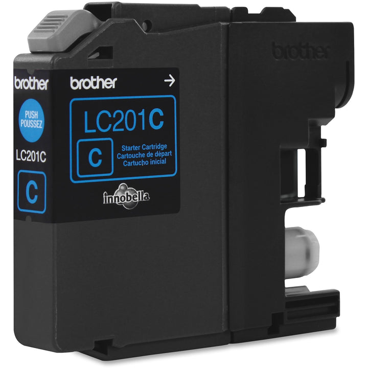 Image of Brother Innobella LC201C LC201 Ink Cartridge, 260 Pages, 1 Each