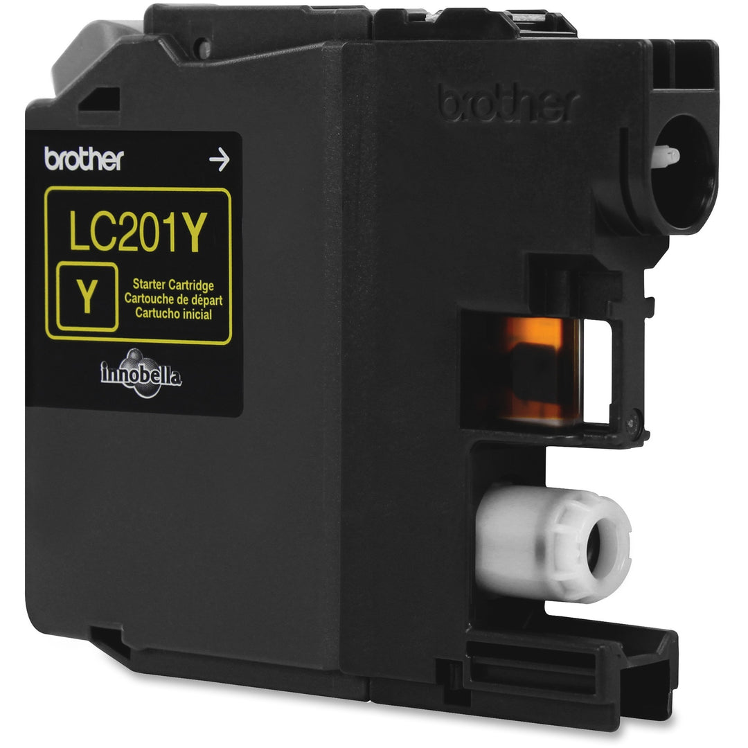 Image of Brother Innobella LC201Y LC201 Ink Cartridge, 260 Pages, 1 Each