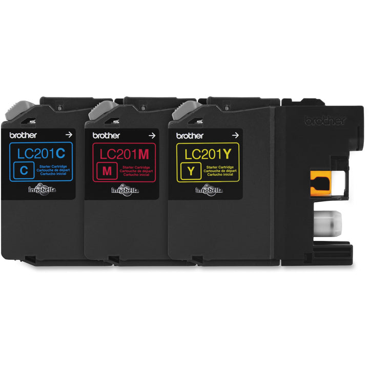 Image of Brother Innobella LC2013PKS LC201CL Inkjet Cartridge, 260 Pages (Per Cartridge), 3 / Pack