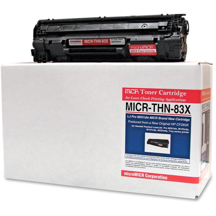 Image of microMICR MICR-THN-83X MICR Toner Cartridge, Alternative for HP 83X, 2200 Pages, 1 Each