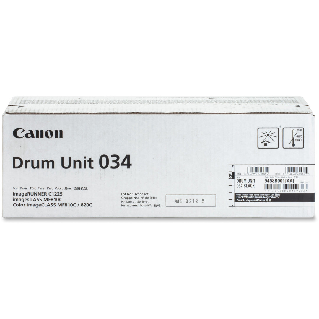 Image of Canon® Drum Unit, f/ MF810CDN/820CDN, 34,000 Page Yield, BK