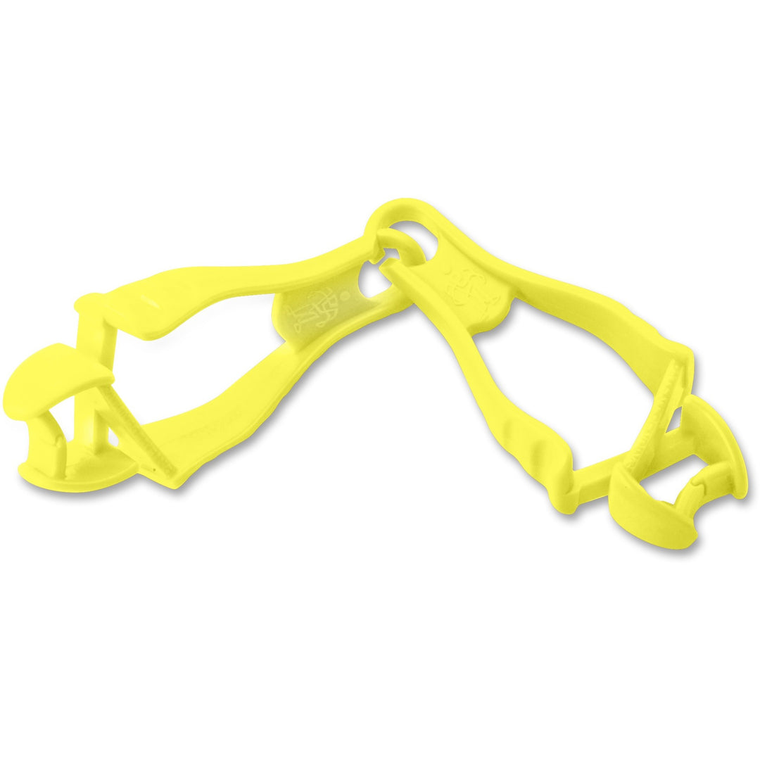 Image of ergodyne® Holder,f/PPE Gear,Dual Clips,Breakaway,6-1/2"x1"x1",Lime