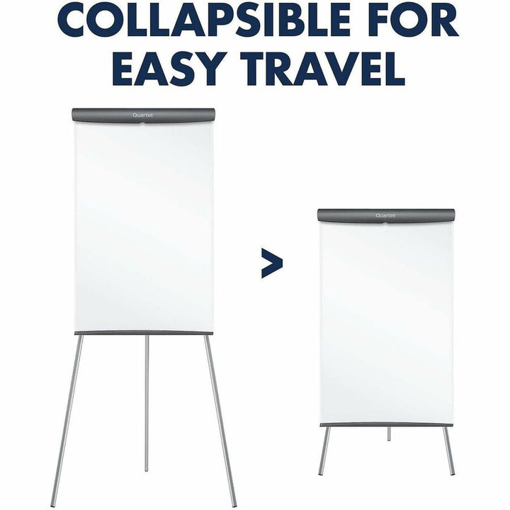 Image of Quartet® Presentation Easel, Whiteboard/Flipchart, 3'x2', WE/GY