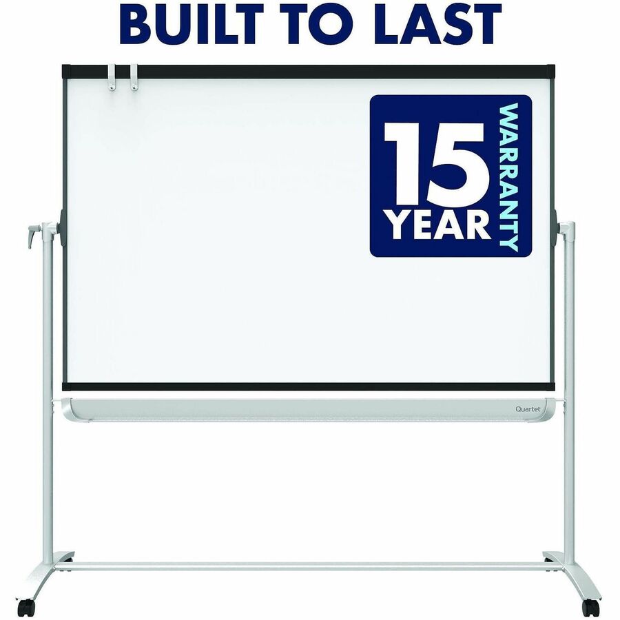Image of Quartet® Presentation Easel, Magnetic, 4'Wx3'H, Graphite