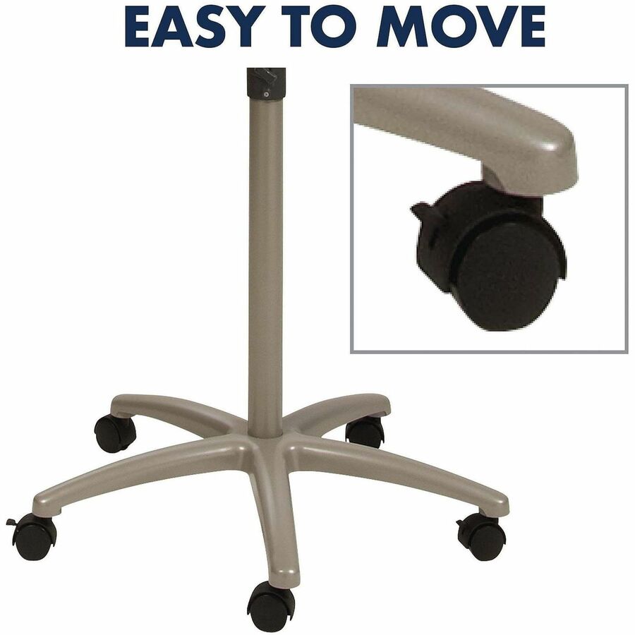 Image of Quartet® Mobile Magnetic Easel/Flipchart, 3'x2', GPHT