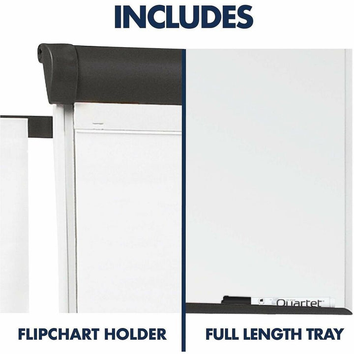 Image of Quartet® Mobile Magnetic Easel/Flipchart, 3'x2', GPHT