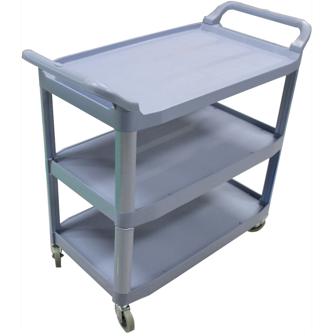 Image of Impact® Bussing Cart, 3-Shelf, Casters, 20"Wx40"Lx38"H, Gray