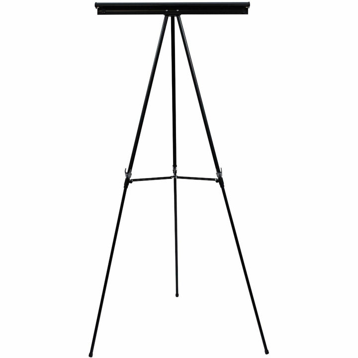 Image of MasterVision® Telescoping Tripod Display Easel, Adjusts 35" To 64" High, Metal, Black