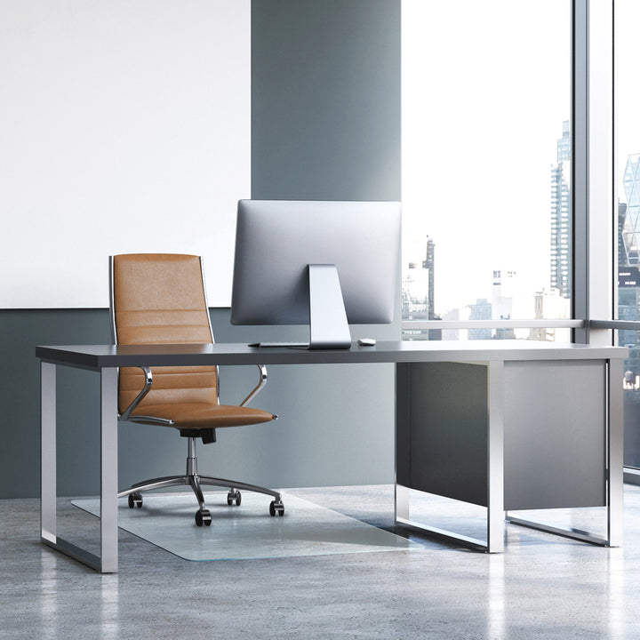 Image of Floortex® Chairmat, Glass, 36"Wx48"L, Clear