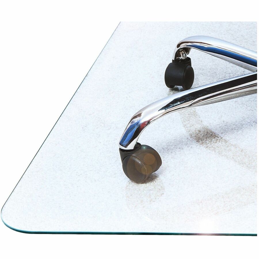 Image of Floortex® Chairmat, Glass, 40"Wx53"L, Clear